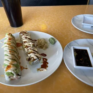 Lily and Texas rolls