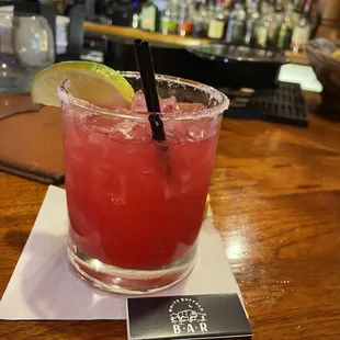 Prickly pear silver margarita