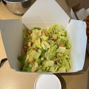 Large Caesar salad