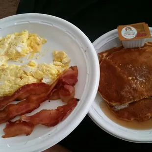 Yummy pancake platter