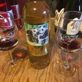 Wine Tea Infusion wine- peach tea with wine around 7 percent alcohol, had fruity scent and flavor