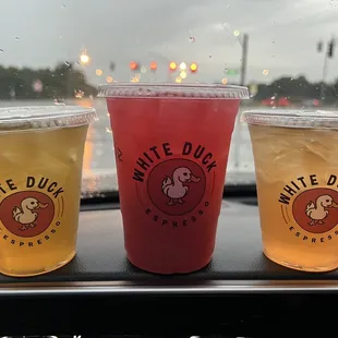 Green tea, Sugar free red raspberry green tea shimmer, peach green tea