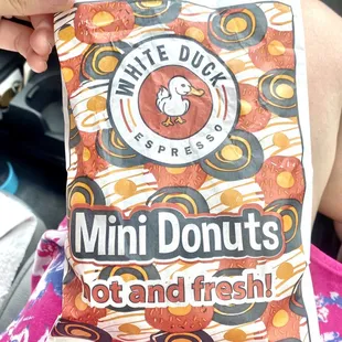 Mini donuts bag