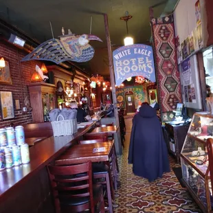 the interior of the restaurant