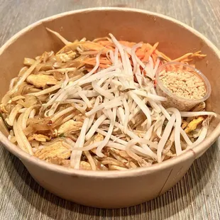 Pad Thai w/ Chicken (Level 3 Spicy). Chicken is a little too dry for my liking, but still enjoyed the dish &amp; it had a nice spicy kick.