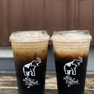 Dirty Thai (Thai iced coffee and Thai tea)