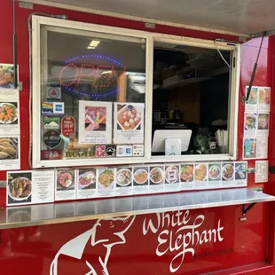 White Elephant menu: a lot of Asian fusion for the perusin'