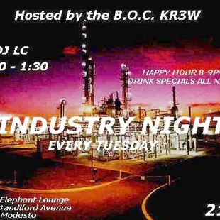 industrial night flyer