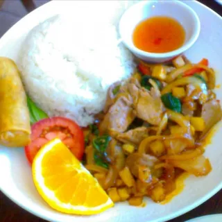 Spicy Basil with Pork Belly