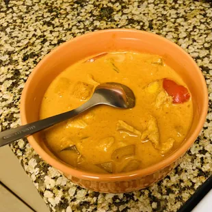 Mango curry chicken super yum