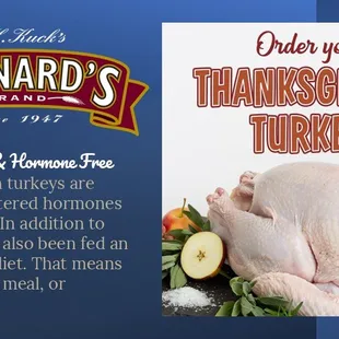 Order your Thanksgiving at www.whitefeatherfarmsohio.com