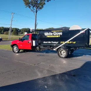 Ready for the next driveway dumpster rental