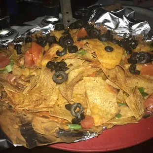 Vegetarian nachos.