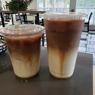 Traditional iced Caramel Macchiato