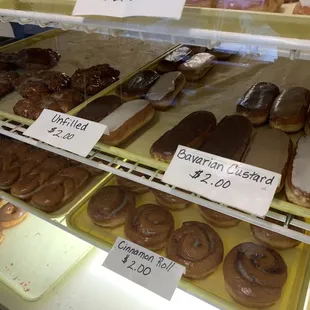 a variety of donuts