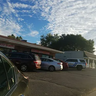 outside