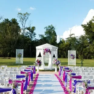 Exterior ceremony area