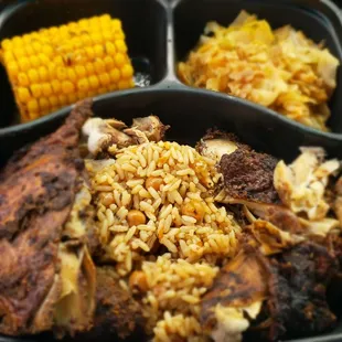 The jerked chicken plate