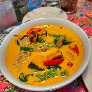 Duck Curry with pumpkin