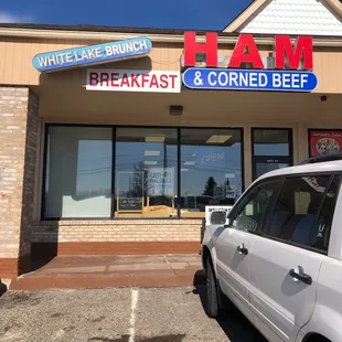 Front of the restaurant