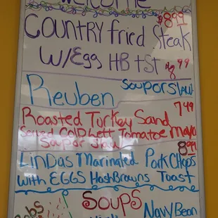 Lots of new and exciting specials