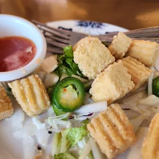 Salt and pepper tofu