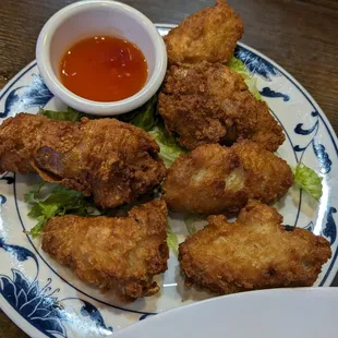 Canh ga chien (fried chicken wings)