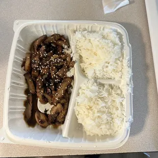 Chicken Teriyaki with extra rice