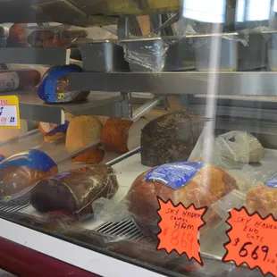 a variety of baked goods
