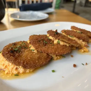 Fried green tomatoes were delicious!