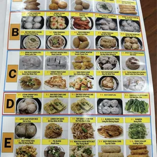 menu, sushi and sashimi