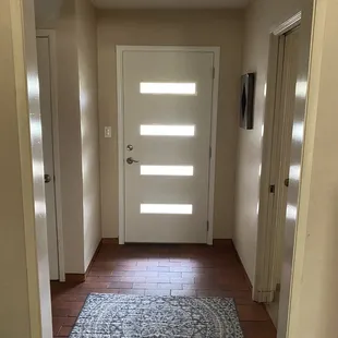 Pre-hung, Self-installed Moon Base Alpha door.. triple pane glass foam core!