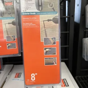 Essential for deep insulations, foam board exterior build outs...