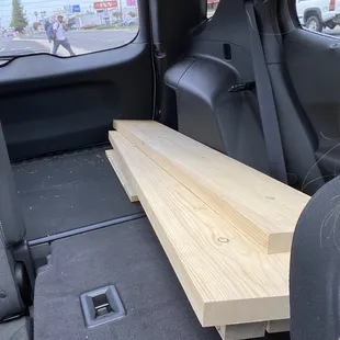 Beautifully cut wood that's not warped!