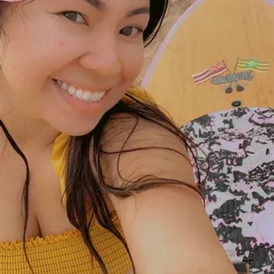 Catch me on a pink board!