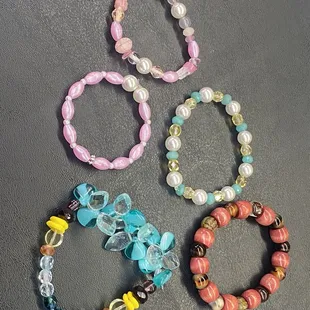 Came in to make some bracelets after lunch!