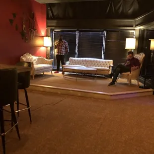 Another seating area in the back