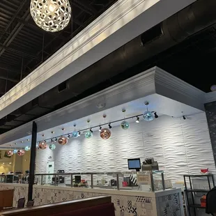 the interior of a restaurant