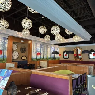 interior, sushi and sashimi