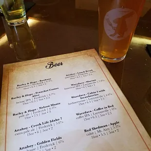 Just a few of the 40 draught beers they have on tap!