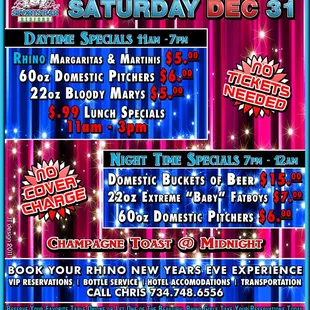 KISS YEAR &quot;2011&quot; GOODBYE AT THE RHINO SATURDAY DECEMBER 31ST! 