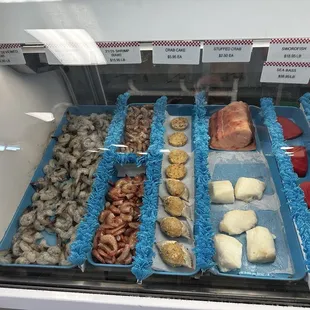 Seafood selection