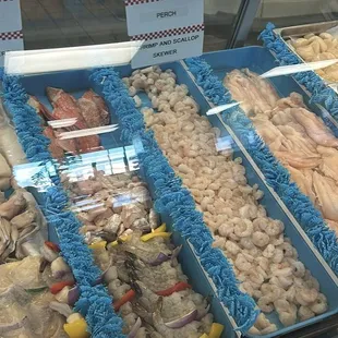 Seafood selection