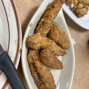 Fried okra