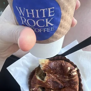 Lavender Vanilla Latte and Veggie Strata