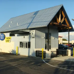 the outside of the building