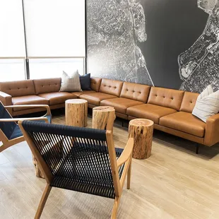 Soft seating to meet with your team or clients