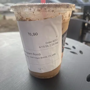 Iced Adam Bomb extra cinnamon