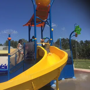 The "big" slide for taller children ( I believe 38")