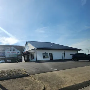 the outside of the building